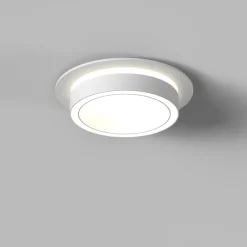 Faretti Da Incasso-Maytoni orlo faro da incasso bianco sporgente rotondo per controsoffitto gx53 led