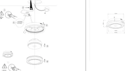 Faretti Da Incasso-Maytoni orlo faro da incasso bianco sporgente rotondo per controsoffitto gx53 led