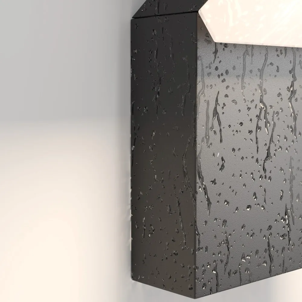 Applique Da Esterno-Maytoni paso applique da esterno led 3000k ip54 luce verso il basso