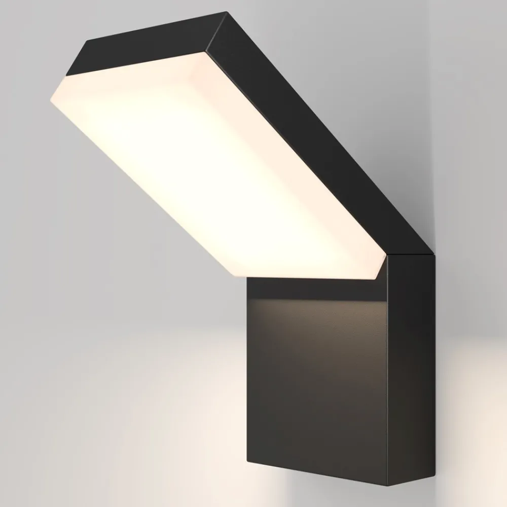 Applique Da Esterno-Maytoni paso applique da esterno led 3000k ip54 luce verso il basso