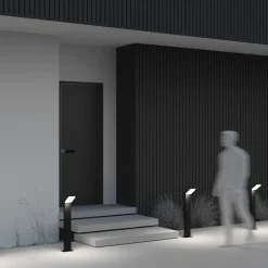 Lampioni Da Giardino-Maytoni paso lampione da giardino led 3000k rettangolare ip54