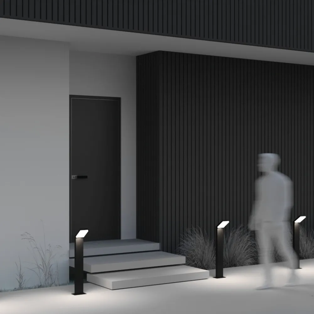 Lampioni Da Giardino-Maytoni paso lampione da giardino led 3000k rettangolare ip54