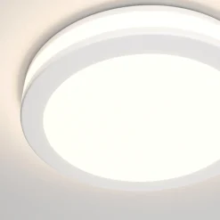 Faretti Da Incasso-Maytoni phanton faretto sporgente bianco rotondo da incasso per cartongesso 12w 3000k
