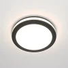 Faretti Da Incasso-Maytoni phanton faretto sporgente da incasso nero rotondo led 12w 3000k