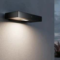 Applique Da Esterno-Maytoni pir applique da esterno sensore di movimento led 3000k ip54