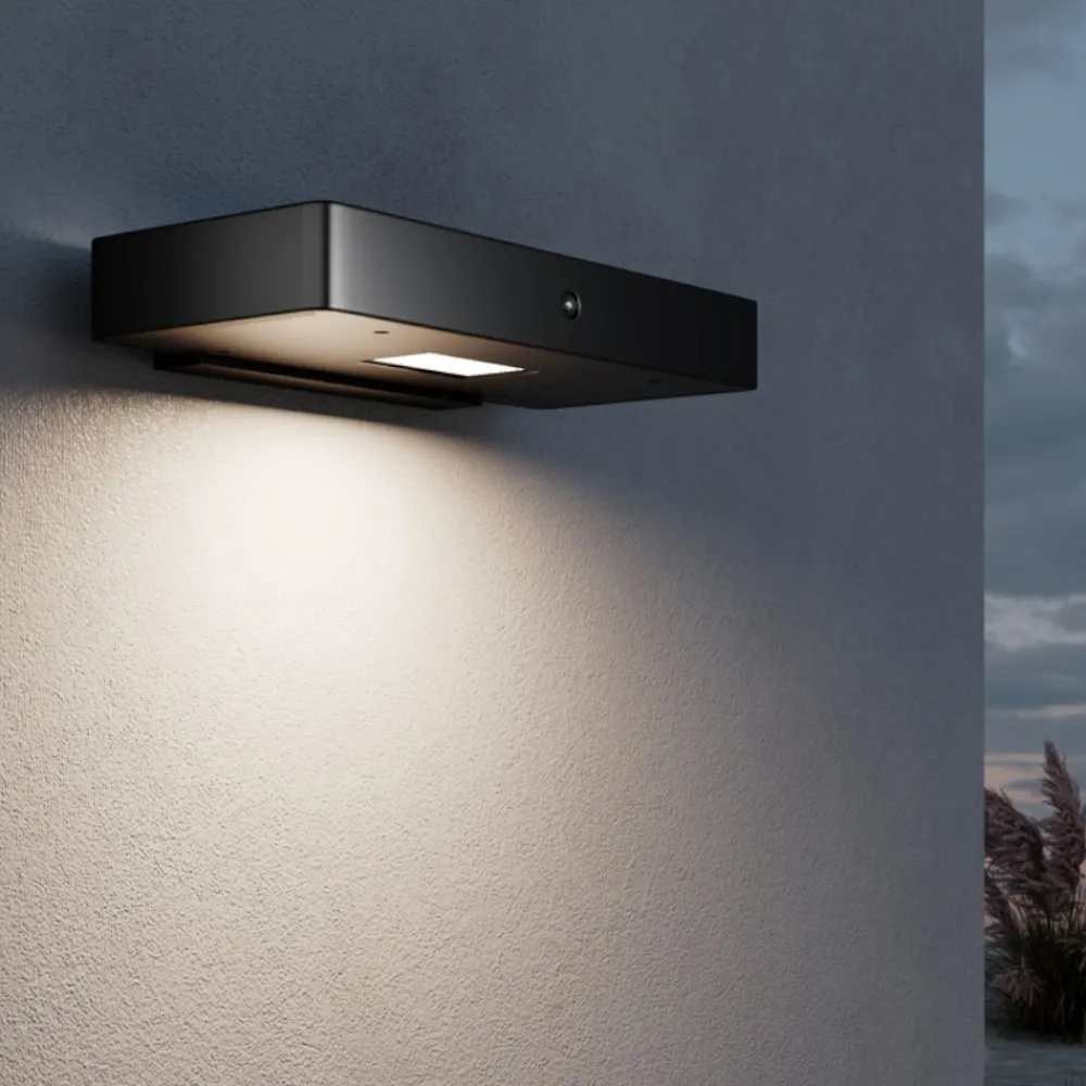 Applique Da Esterno-Maytoni pir applique da esterno sensore di movimento led 3000k ip54