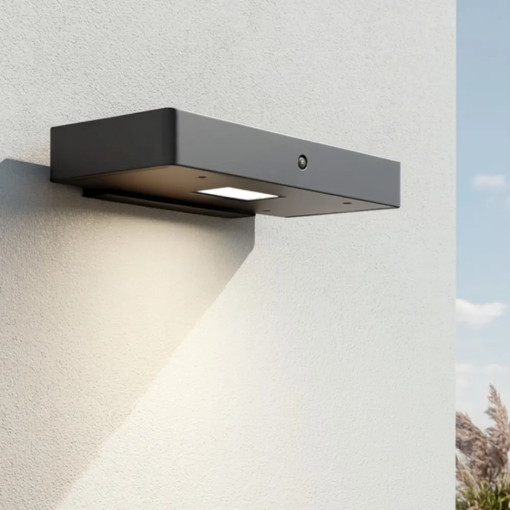 Applique Da Esterno-Maytoni pir applique da esterno sensore di movimento led 3000k ip54