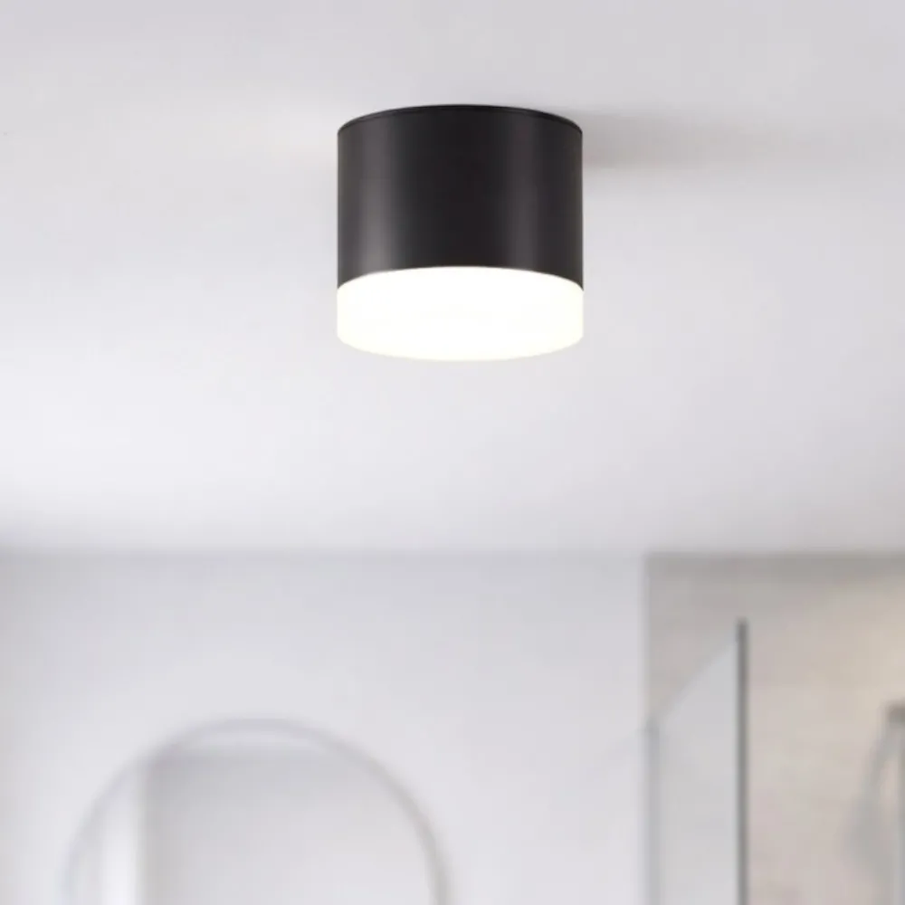Plafoniere Bagno-Selezionato da Mazzolaluce Maytoni plafoniera da bagno pauline mini rotonda nera ip44