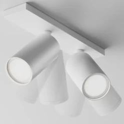 Plafoniere Moderne-Maytoni plafoniera da cucina fosus con faretti orientabili