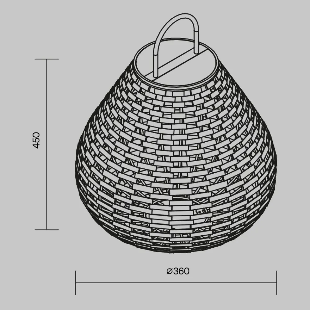 Lampade Da Esterno Giardino-Maytoni plet lampada da esterno design rustico led 3000k ip65
