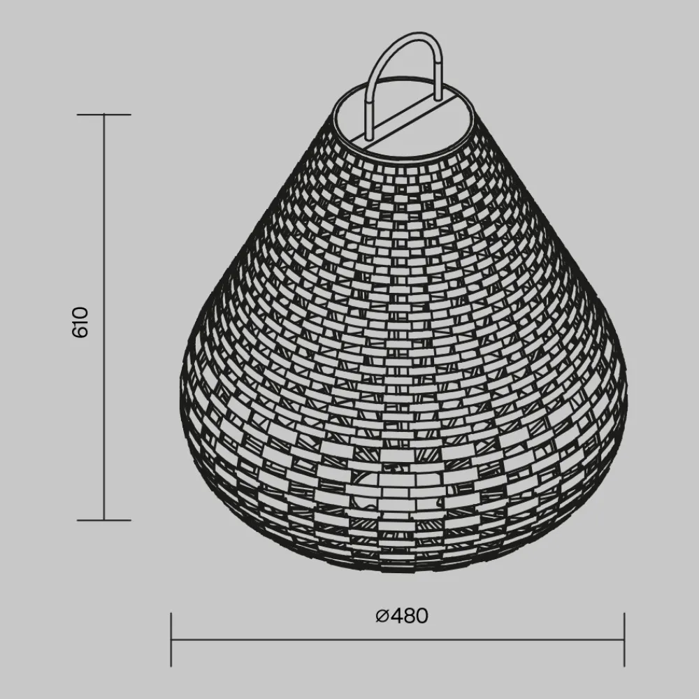 Lampade Da Esterno Giardino-Maytoni plet lampada da esterno giardino traforata led 3000k ip65