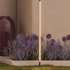 Lampioni Da Giardino-Maytoni pole lampione alto da giardino con picchetto led 3000k ip65
