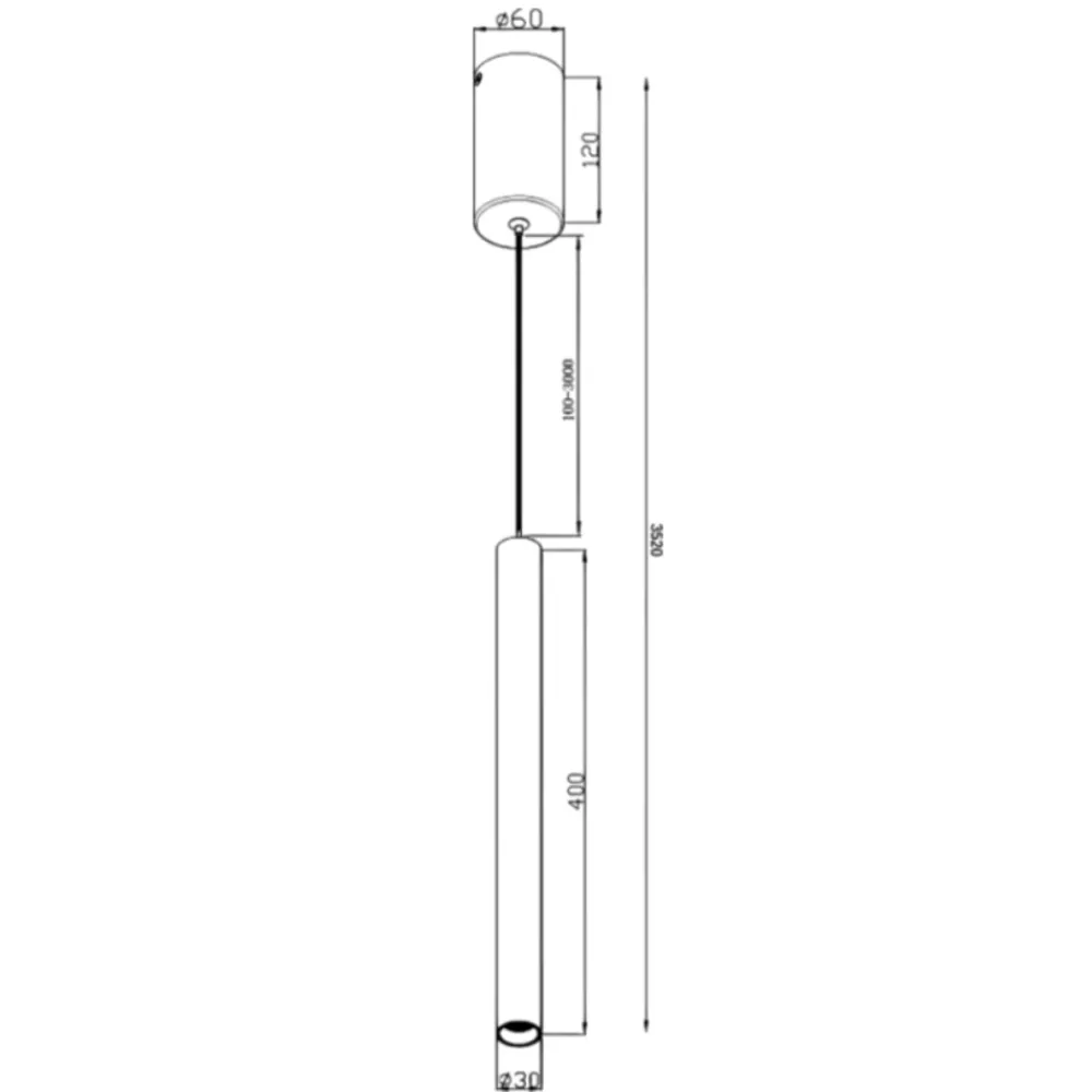 Lampade A Sospensione-Maytoni pro base lampada a sospensione per comodino led 4000k