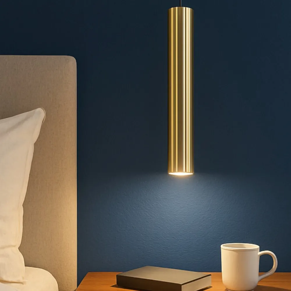 Lampade A Sospensione-Maytoni pro focus lampada a sospensione cilindro design minimal