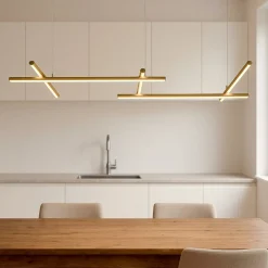 Lampadari Cucina-Maytoni radiance lampadario da cucina minimal led 3000k