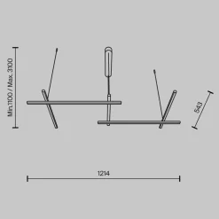 Lampadari Cucina-Maytoni radiance lampadario da cucina minimal led 3000k