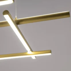 Lampadari Moderni-Maytoni radiance lampadario moderno colore oro led 3000k