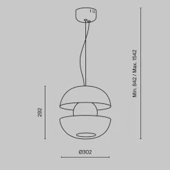 Lampade A Sospensione-Maytoni rebel lampada a sospensione per cucina design moderno led 3000k