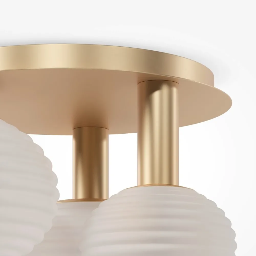 Plafoniere Moderne-Maytoni reels plafoniera moderna 3 luci sfere in vetro