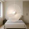 Lampadario Camera Da Letto-Maytoni reflex lampadario camera da letto led 14w 3000k moderna bianca