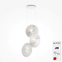 Lampadari Moderni-Maytoni reflex lampadario moderno led 39w 3000k design originale