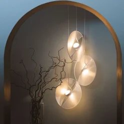 Lampadari Moderni-Maytoni reflex lampadario moderno led 39w 3000k design originale