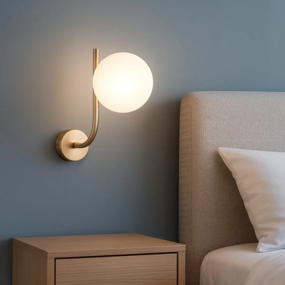 Applique Camera Da Letto-Maytoni rendez-vous lampada da comodino contemporaneo oro ottone