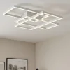 Plafoniere Moderne-Maytoni rida bianca plafoniera led 80w 3000k moderna per soggiorno