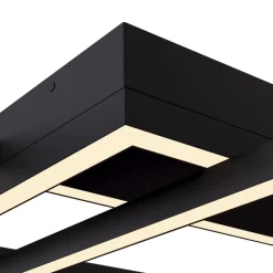 Plafoniere Moderne-Maytoni rida plafoniera led da 3000k a 4000k nero