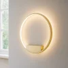 Applique Da Parete-Maytoni rim applique da parete colore oro led 3000k circolare