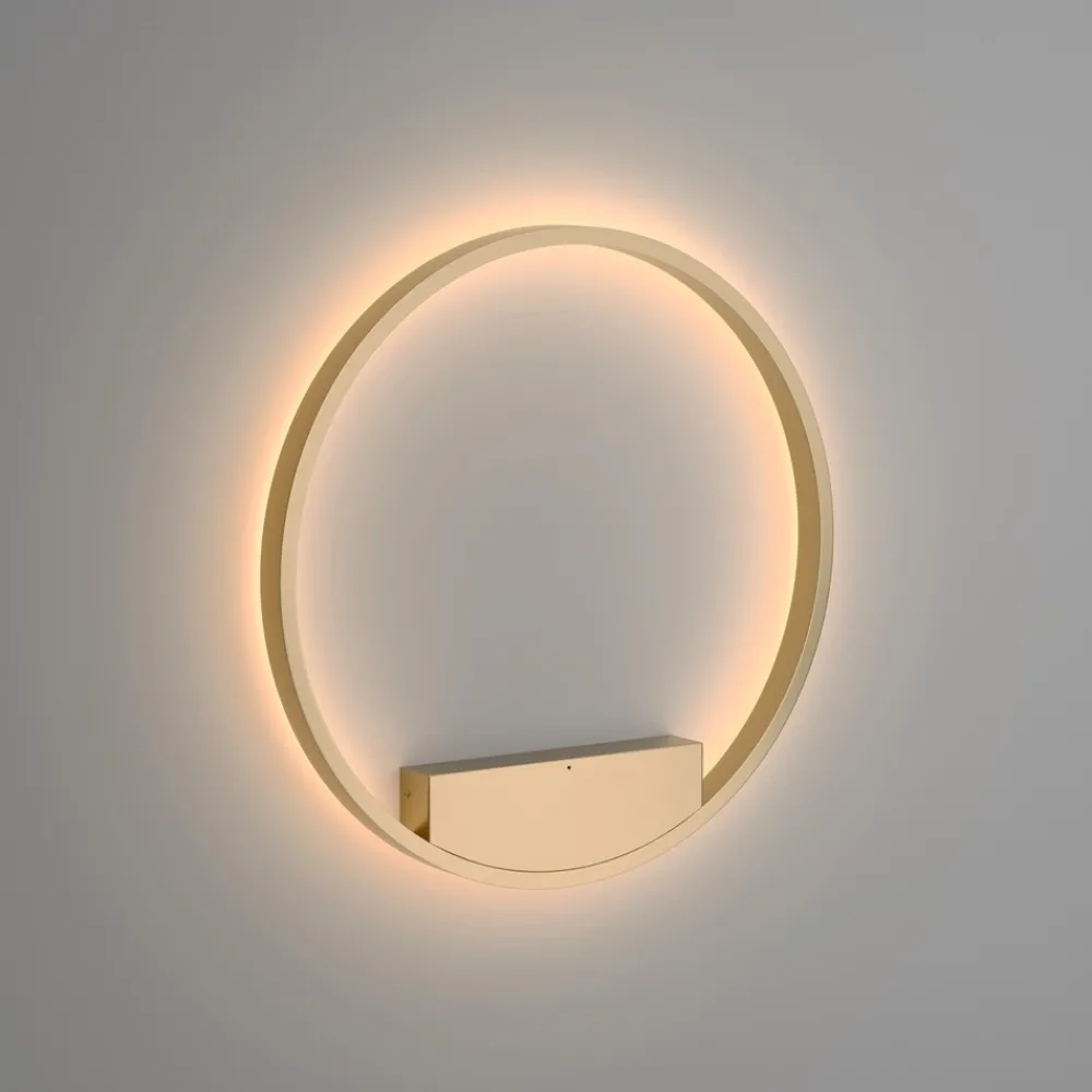 Applique Da Parete-Maytoni rim applique da parete colore oro led 3000k circolare