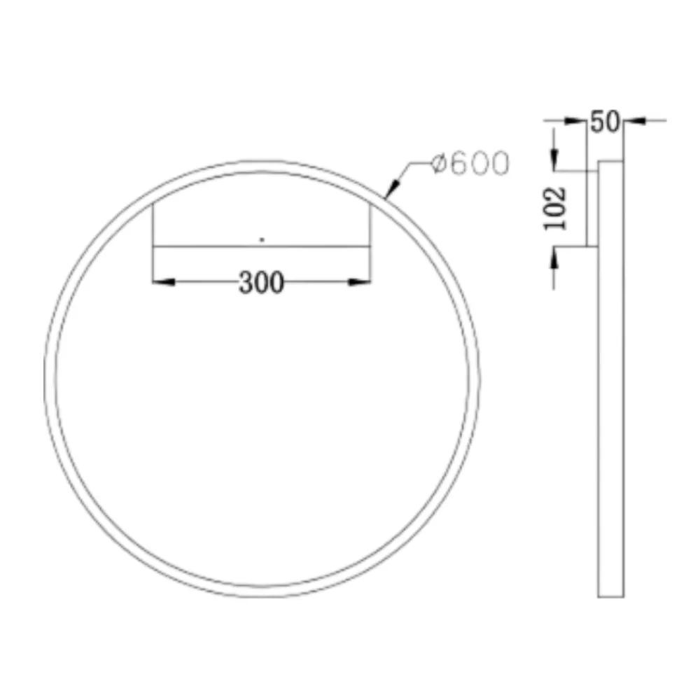 Applique Da Parete-Maytoni rim applique da parete ad anello led 3000k