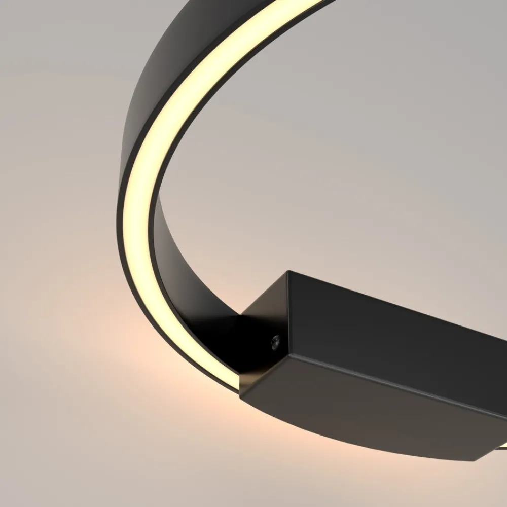 Applique Da Parete-Maytoni rim applique da parete led 25w 3000k tonda moderna