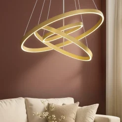 Lampadari Moderni-Maytoni rim lampadario moderno per soggiorno led 4000k