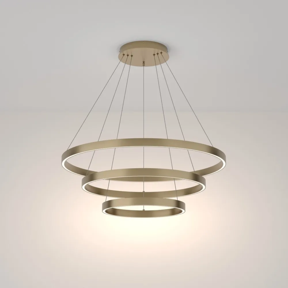 Lampadari Moderni-Maytoni rim lampadario moderno per soggiorno led 4000k