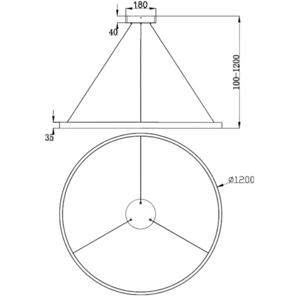 Lampadari Moderni-Maytoni rim lampadario moderno per salotto led 3000k