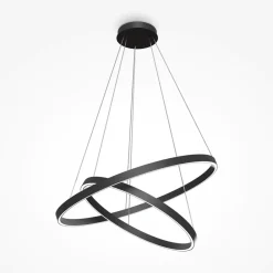 Lampadari Moderni-Maytoni rim lampadario moderno rotondo per salotto led 4000k
