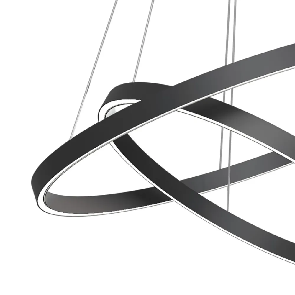 Lampadari Moderni-Maytoni rim lampadario moderno rotondo per salotto led 4000k