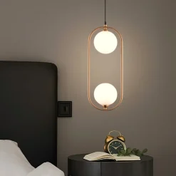 Lampadario Camera Da Letto-Maytoni ring lampadario per stanza da letto ring dorato pendente