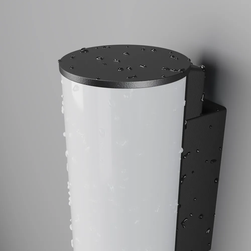 Applique Da Esterno-Maytoni rock applique da esterno led 3000k ip54 design minimal