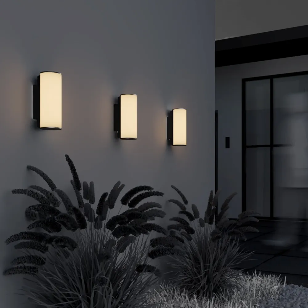 Applique Da Esterno-Maytoni rock applique da esterno led 3000k ip54 design minimal