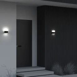 Applique Da Esterno-Maytoni rom applique da esterno led 3000k ip54 design elegante