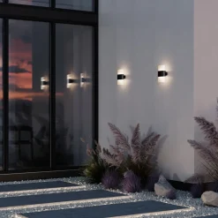 Applique Da Esterno-Maytoni rom applique da esterno led 12w 3000k ip54