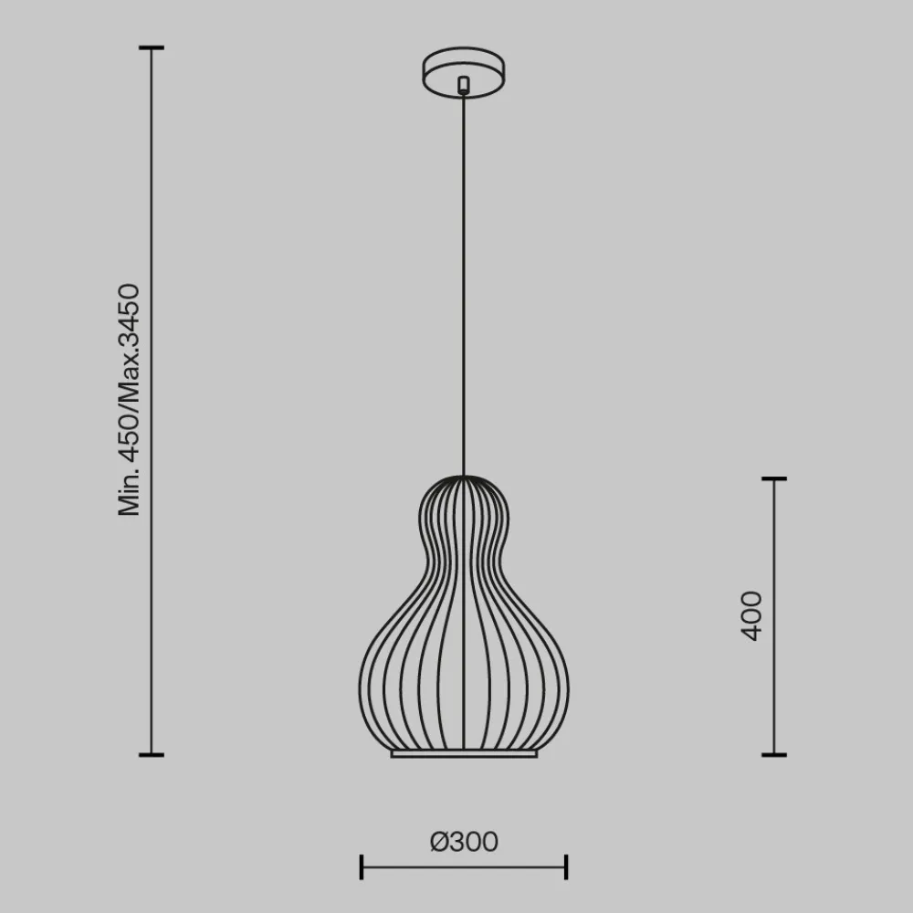 Lampade A Sospensione-Maytoni roots lampada a sospensione con forma a goccia in legno