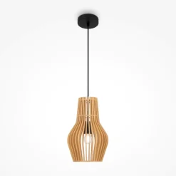 Lampade A Sospensione-Maytoni roots lampada a sospensione in legno