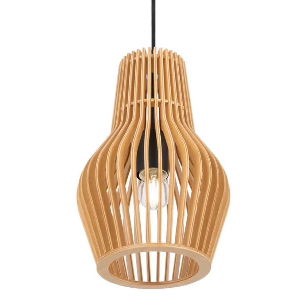 Lampade A Sospensione-Maytoni roots lampada a sospensione in legno