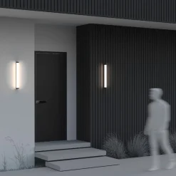 Applique Da Esterno-Maytoni rounge applique da esterno led 3000k ip54 cilindrico