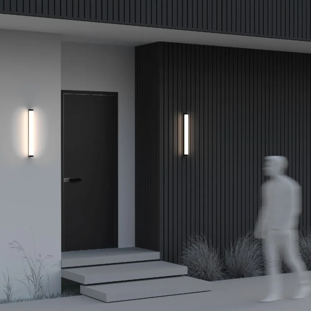 Applique Da Esterno-Maytoni rounge applique da esterno led 3000k ip54 cilindrico