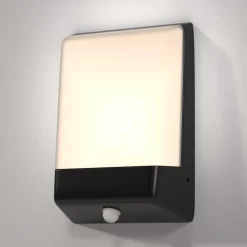 Applique Da Esterno-Maytoni row applique da esterno led 3000k ip44 sensore di movimento