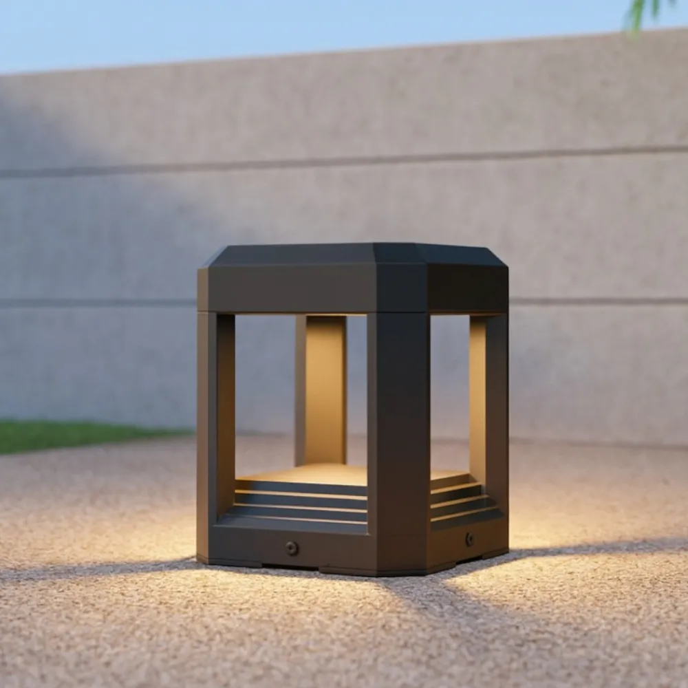 Lampioni Da Giardino-Maytoni royal mile lampioncino da giardino cubico led 3000k ip65